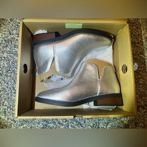 Women’s 8.5 lands end essential zip up ankle booties sku 6310989 style 550815